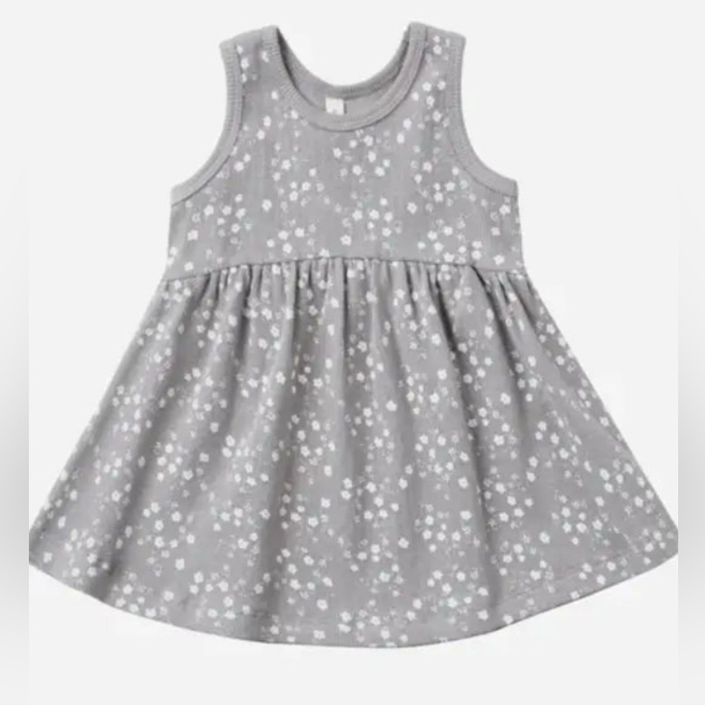 Quincy Mae Ribbed Tank Dress/Fleur, size 0-3 months, NWTS